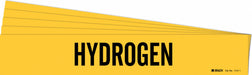 Pipe Marker Adhesive Black Hydrogen PK5