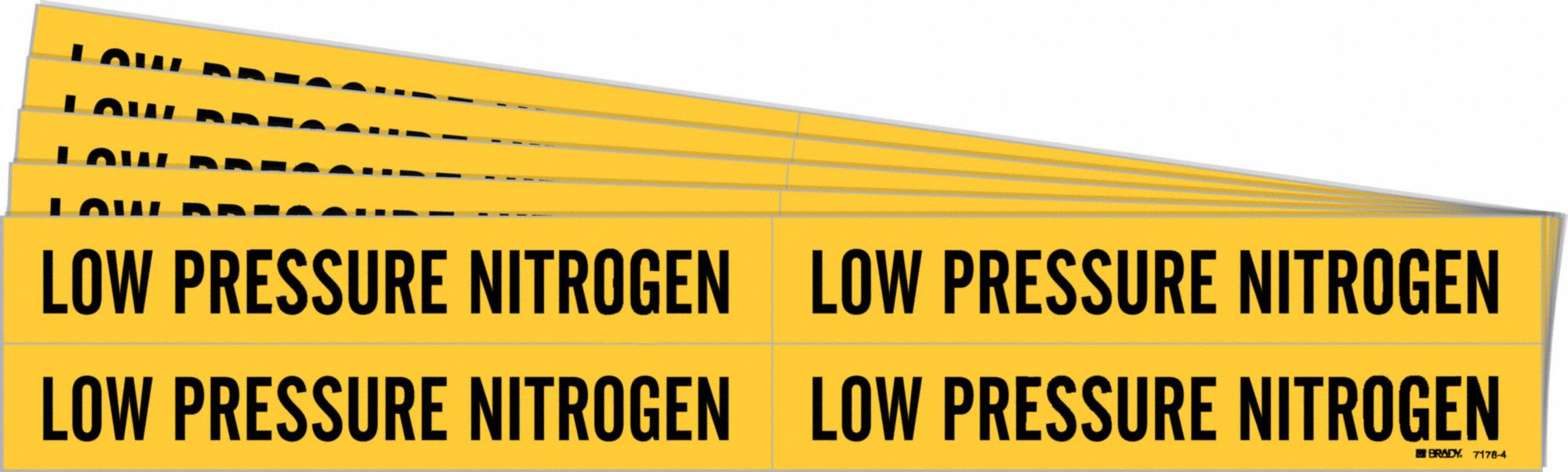 Pipe Marker Low Pressure Nitrogen PK5