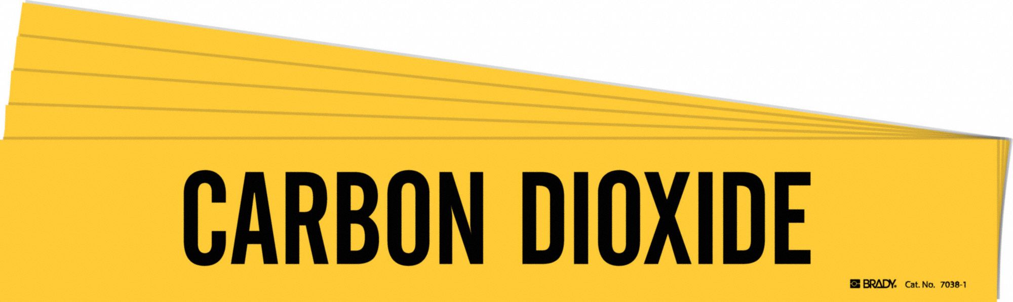 Pipe Marker Black Carbon Dioxide PK5