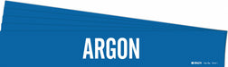 Pipe Marker Adhesive White Argon PK5