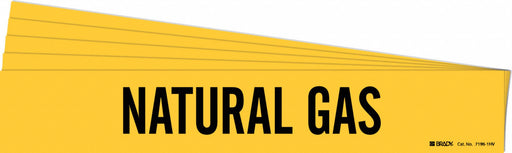 Pipe Marker Black Natural Gas PK5