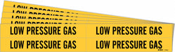 Pipe Marker Black Low Pressure Gas PK5