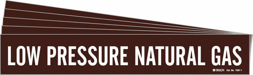 Pipe Marker Low Pressure Natural Gas PK5