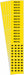 Pipe Marker Adhesive Black Mixed Gas PK5