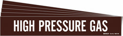 Pipe Marker White High Pressure Gas PK5