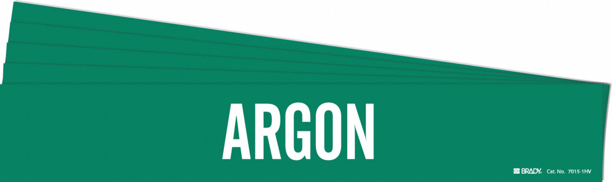 Pipe Marker Adhesive White Argon PK5