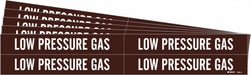 Pipe Marker White Low Pressure Gas PK5