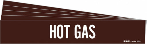 Pipe Marker Adhesive White Hot Gas PK5