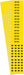 Pipe Marker Adhesive Black Hot Gas PK5