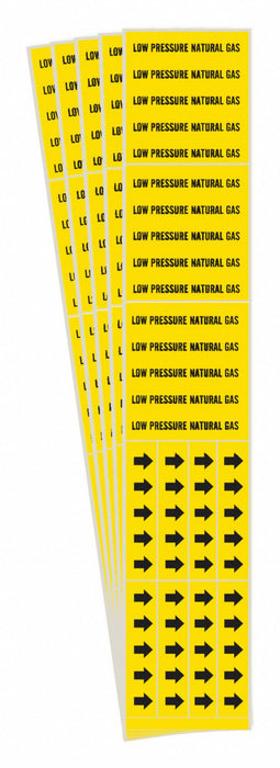 Pipe Marker Low Pressure Natural Gas PK5