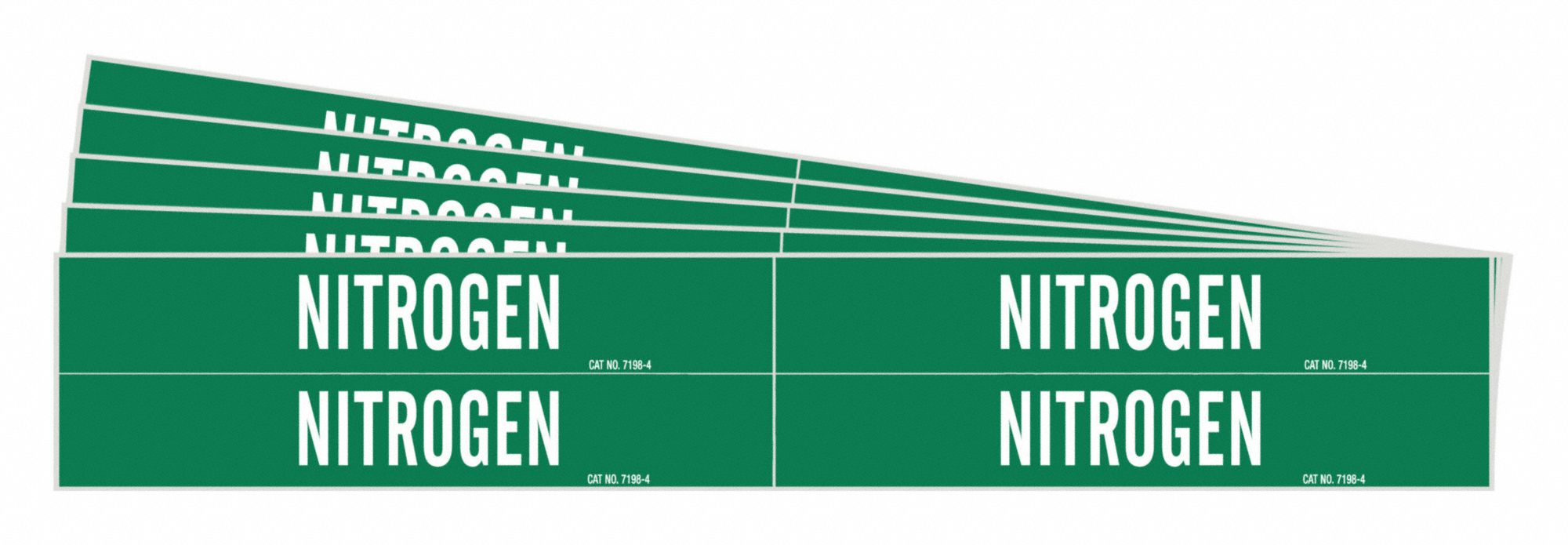 Pipe Marker Adhesive White Nitrogen PK5