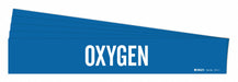Pipe Marker Adhesive White Oxygen PK5