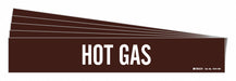 Pipe Marker Adhesive White Hot Gas PK5