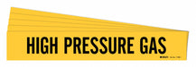 Pipe Marker Black High Pressure Gas PK5