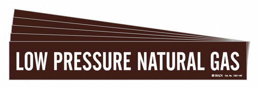 Pipe Marker Low Pressure Natural Gas PK5