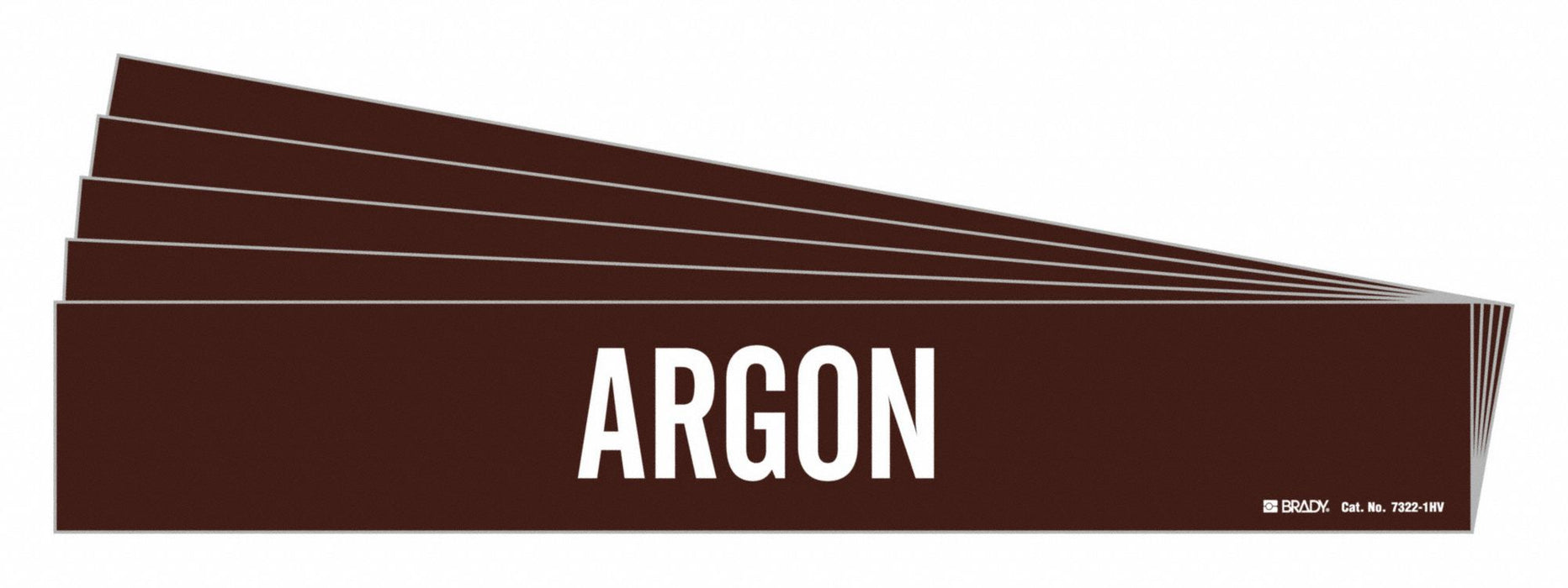 Pipe Marker Adhesive White Argon PK5
