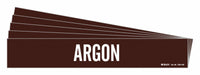 Pipe Marker Adhesive White Argon PK5