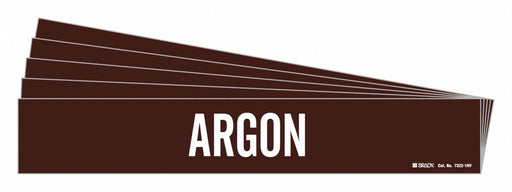 Pipe Marker Adhesive White Argon PK5