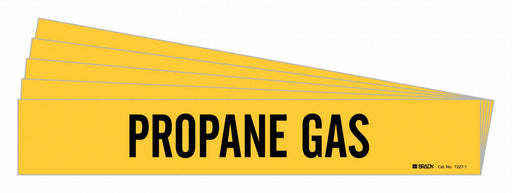 Pipe Marker Black Propane Gas PK5