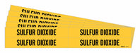 Pipe Marker Black Sulfur Dioxide PK5