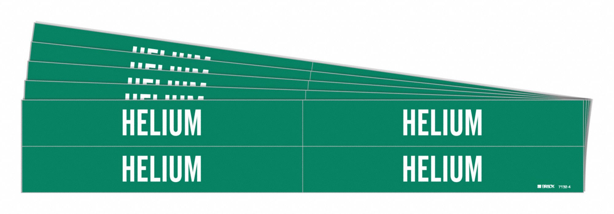 Pipe Marker Adhesive White Helium PK5