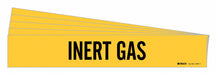 Pipe Marker Adhesive Black Inert Gas PK5