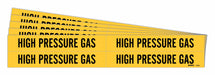 Pipe Marker Black High Pressure Gas PK5