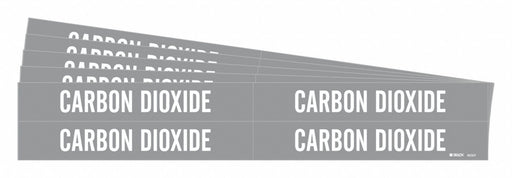 Pipe Marker White Carbon Dioxide PK5