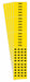 Pipe Marker Adhesive Black Vapor PK5
