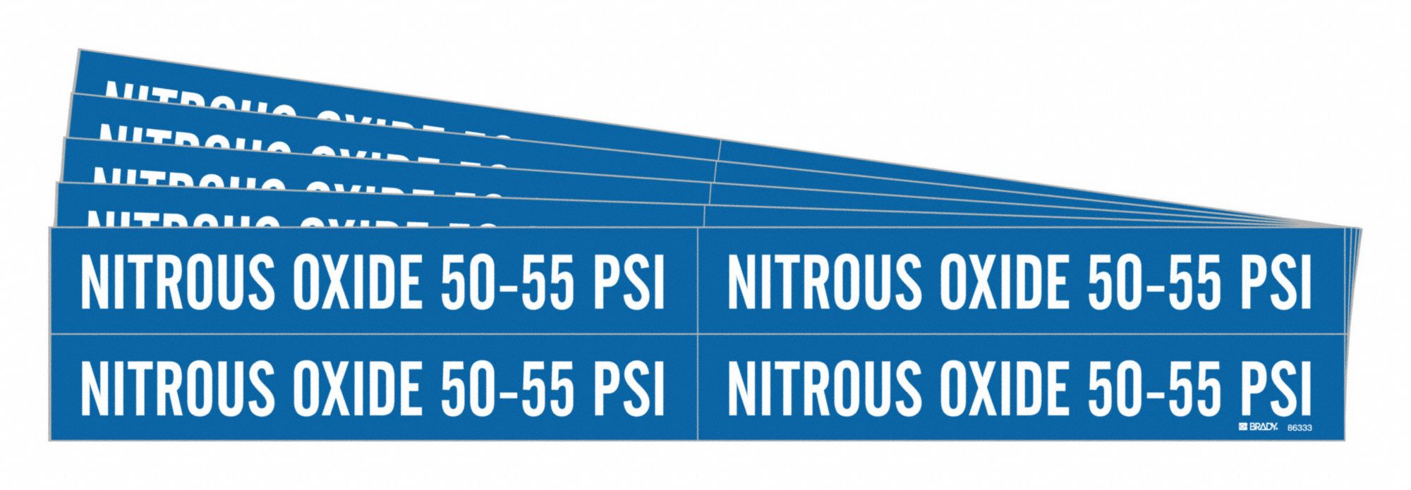Pipe Marker Nitrous Oxide 50-55 PSI PK5