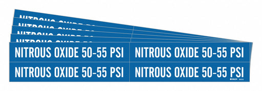 Pipe Marker Nitrous Oxide 50-55 PSI PK5