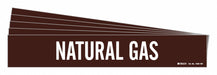 Pipe Marker White Natural Gas PK5