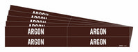 Pipe Marker Adhesive White Argon PK5