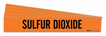 Pipe Marker Black Sulfur Dioxide PK5