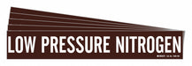 Pipe Marker Low Pressure Nitrogen PK5