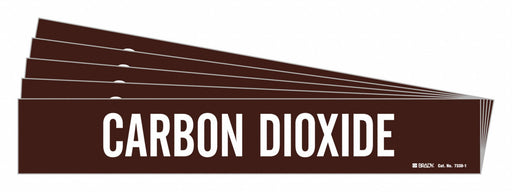 Pipe Marker White Carbon Dioxide PK5