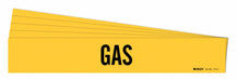 Pipe Marker Adhesive Black Gas PK5