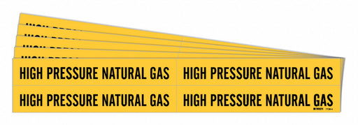 Pipe Marker Hi-Pressure Natural Gas PK5