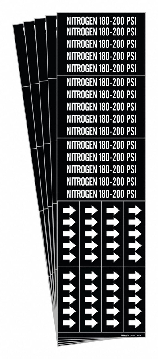 Pipe Marker Nitrogen 180-200 PSI PK5