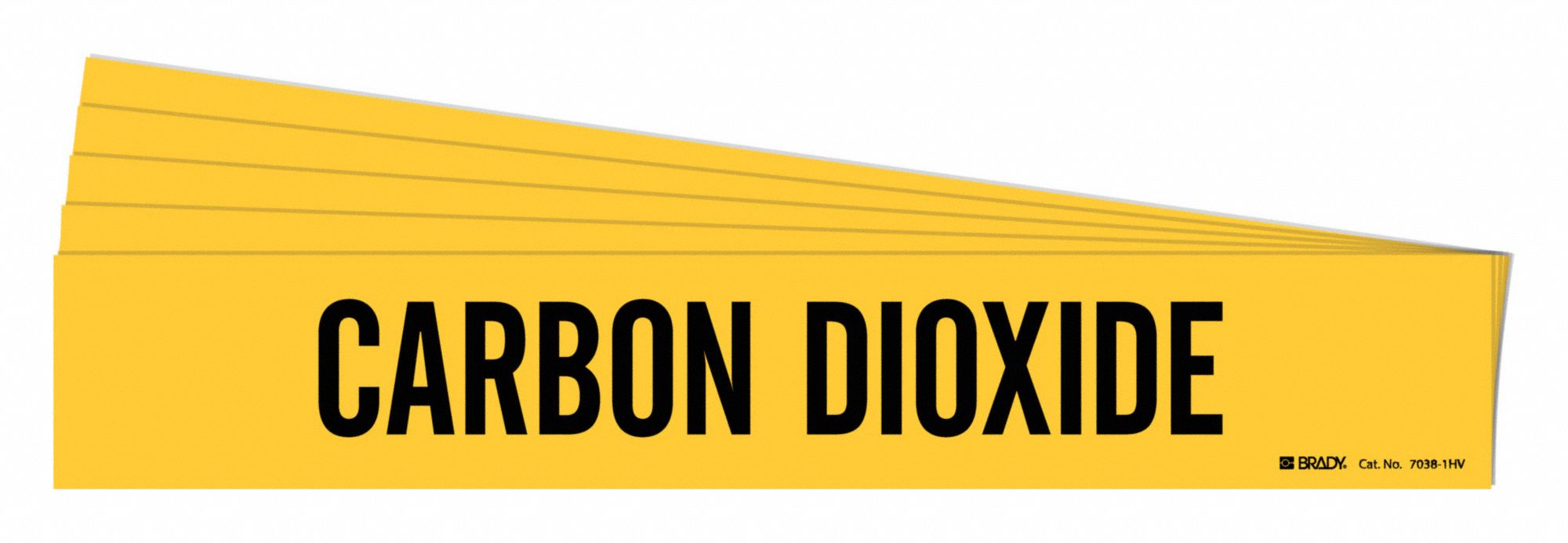 Pipe Marker Black Carbon Dioxide PK5