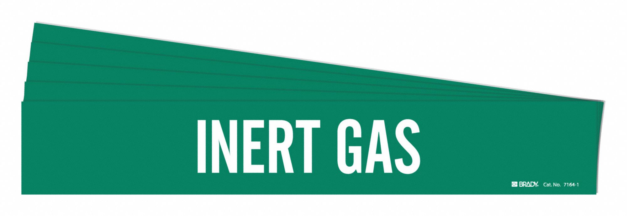 Pipe Marker Adhesive White Inert Gas PK5