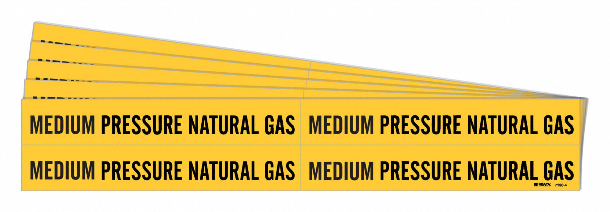 Pipe Marker Mid-Pressure Natural Gas PK5