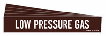 Pipe Marker White Low Pressure Gas PK5