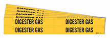 Pipe Marker Black Digester Gas PK5