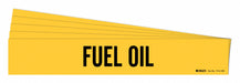 Pipe Marker Adhesive Black Fuel Oil PK5