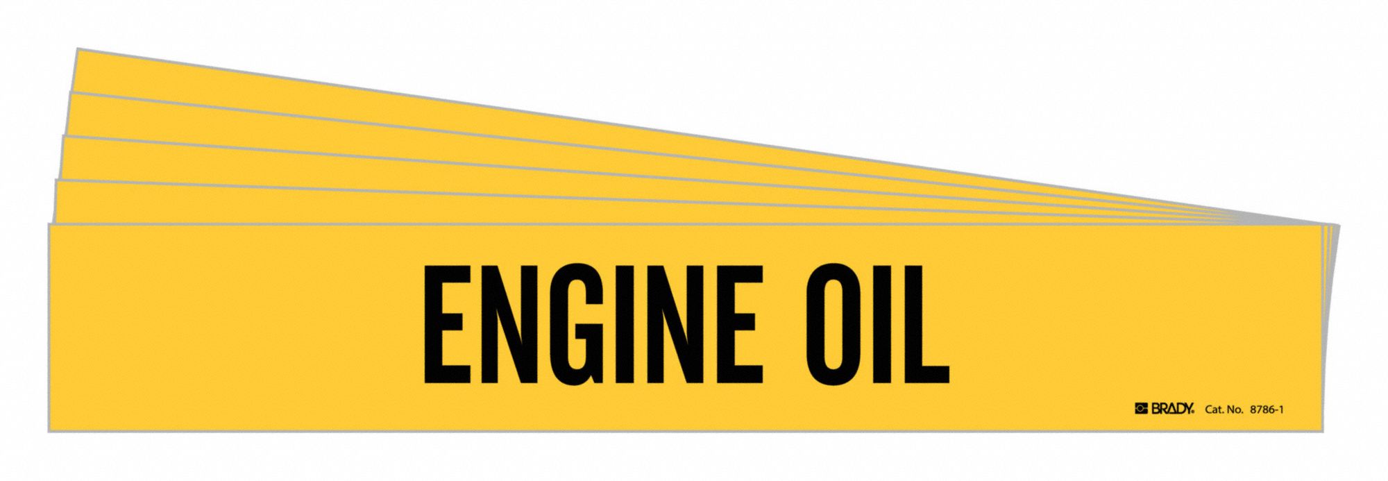 Pipe Marker Black Engine Oil PK5