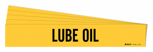 Pipe Marker Adhesive Black Lube Oil PK5