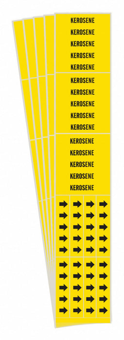 Pipe Marker Adhesive Black Kerosene PK5