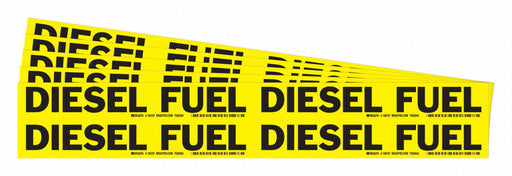Pipe Marker Black Diesel Fuel PK5