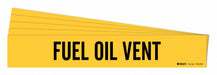 Pipe Marker Black Fuel Oil Vent PK5